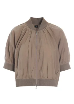 Jakker & Blazere<BITTE KAI RAND Vellum voile skjorte jakke BLACK