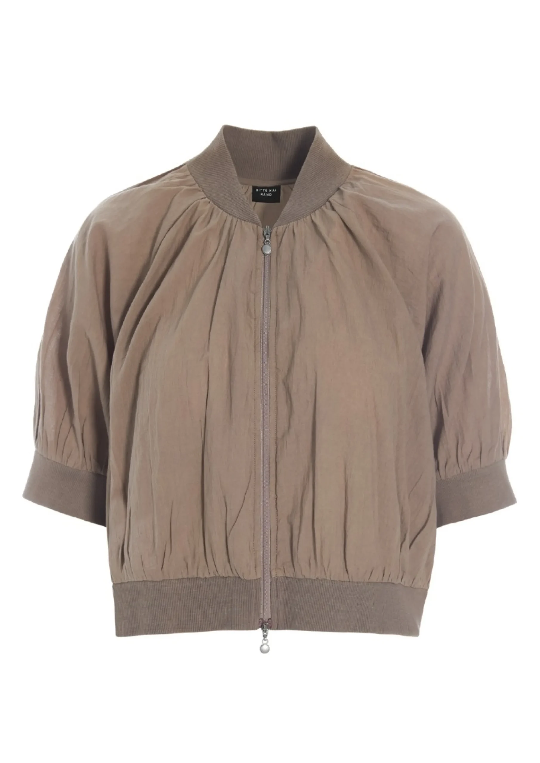 Jakker & Blazere<BITTE KAI RAND Vellum voile skjorte jakke BLACK
