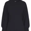 Bluser | Strik<BITTE KAI RAND Wakasu wool blend bluse med 3/4 ærme CARAMEL